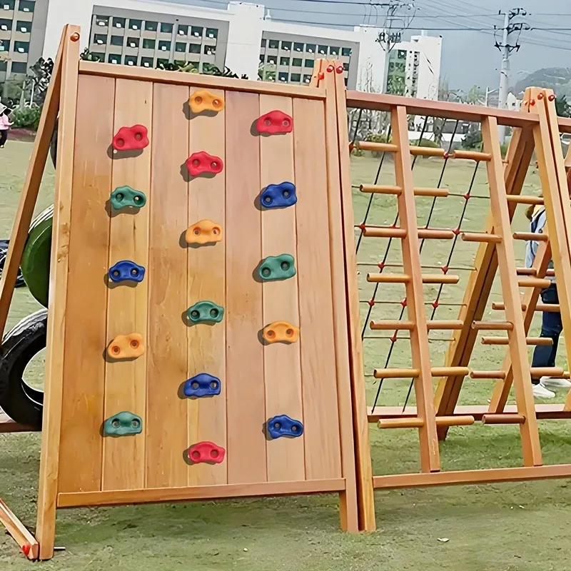 Outdoor Sport Jas - Kunststoff-Klettergriffe-Set für Innen- und Außenwände, Baumklettern,