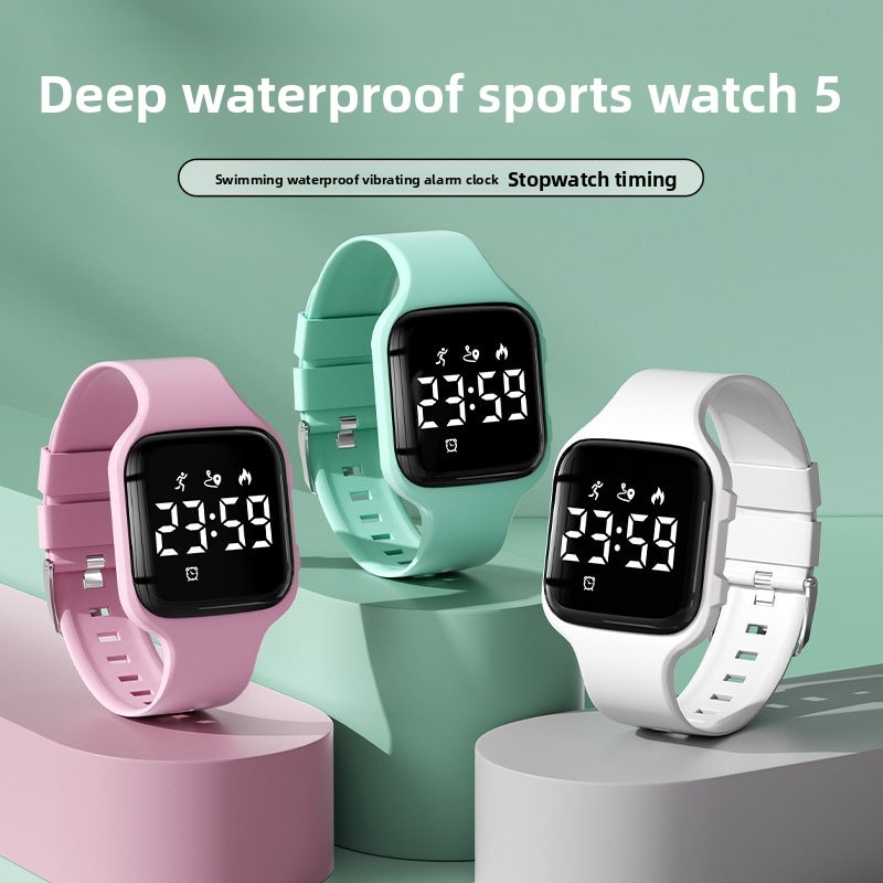 Outdoor Sport Watch - 2026 Neue Damen-Nachtlauf-Fitnessuhr mit Schrittzähler, 30M