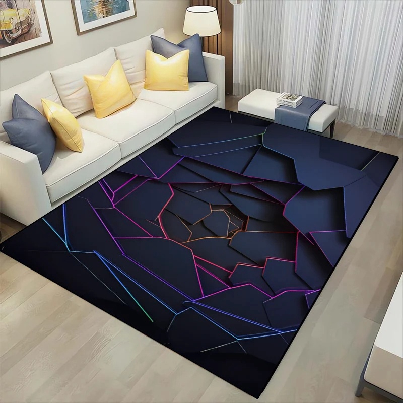 Geometrischer 3D-Teppich, Neon – Outdoor Sport Live Bewertung und Preis