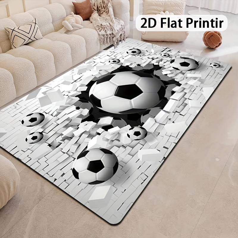 Fußball 3D-Effekt Teppich Flan – Outdoor Sport Live Bewertung und Preis