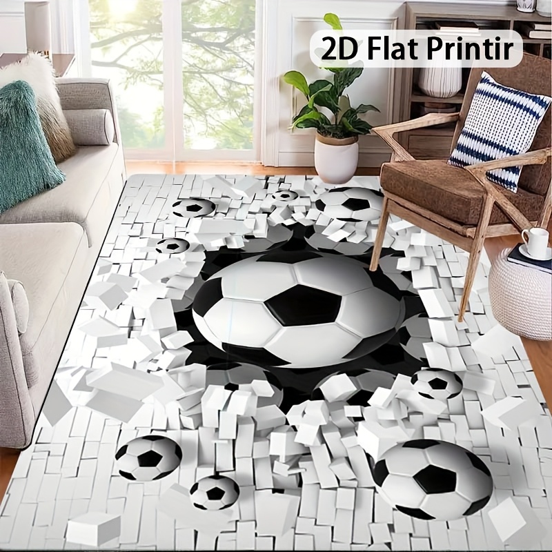 Fußball 3D-Effekt Teppich Flan – Outdoor Sport Live Bewertung und Preis