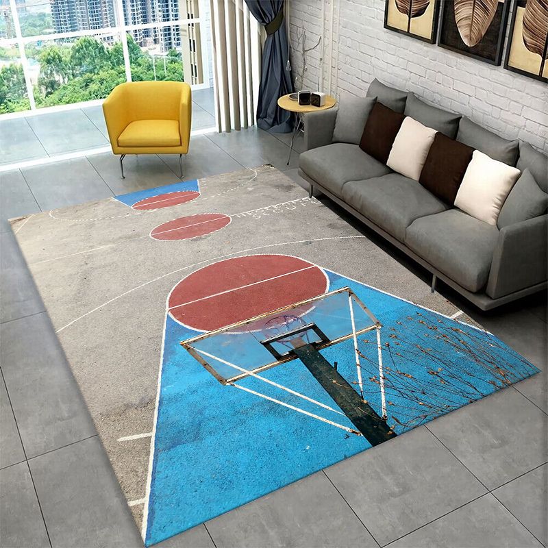 Retro Basketballplatz Sporttep – Outdoor Sport Live Bewertung und Preis